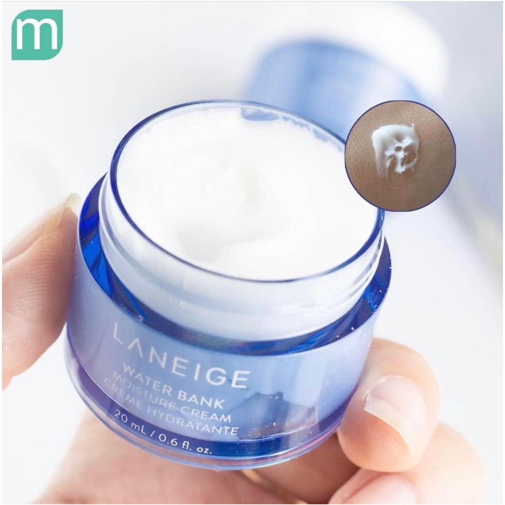 20ml - Mẫu mới - Kem dưỡng cho da dầu Water Bank Water Bank Moisture Cream