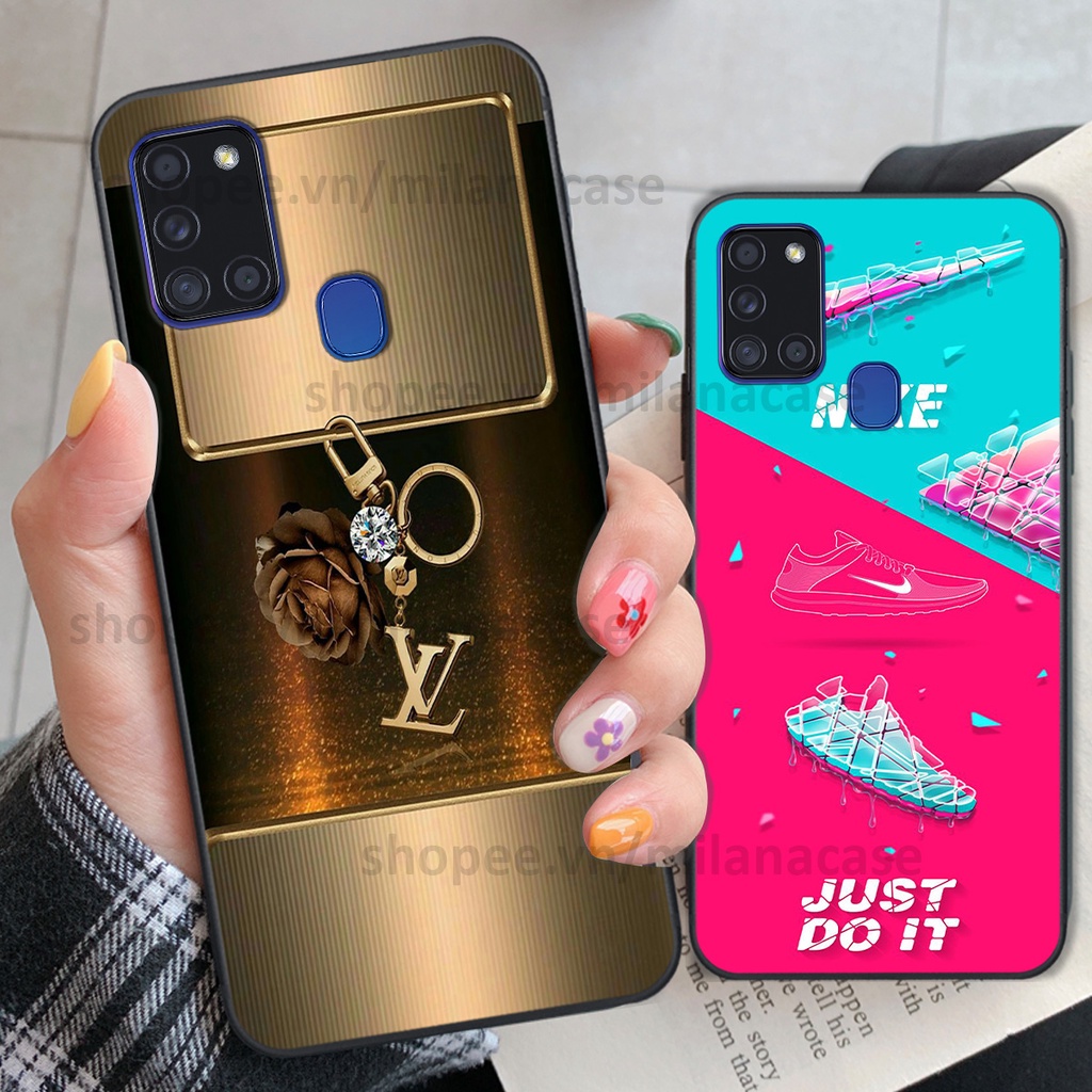 Ốp Samsung A21s in hình các thương hiệu nổi tiếng sang chảnh, đẳng cấp, cá tính