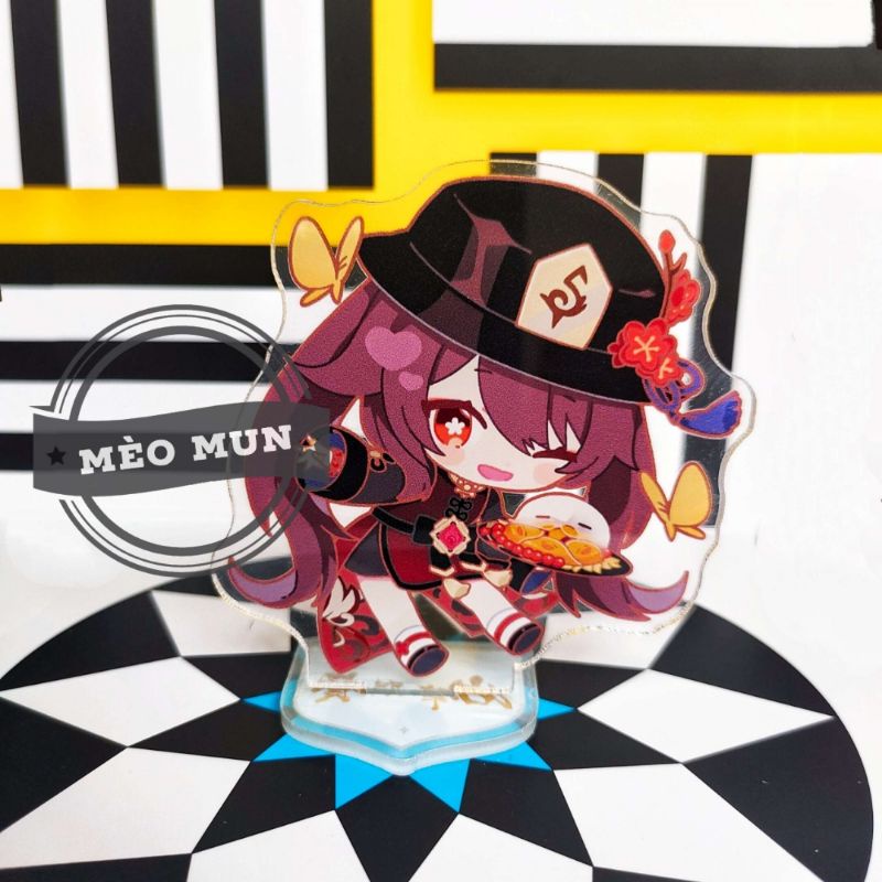 Standee mini để bàn nhân vật Genshin Impact Hu Tao Hutao