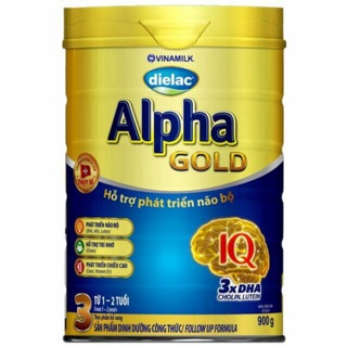 Combo 2 hộp sữa alpha gold số 3/900g
