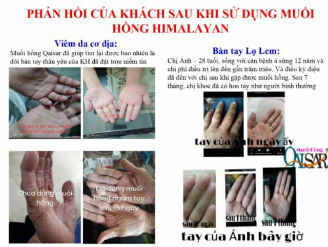 Muối hồng Hymalayan Qaisar - mẫu 100gr dùng thử