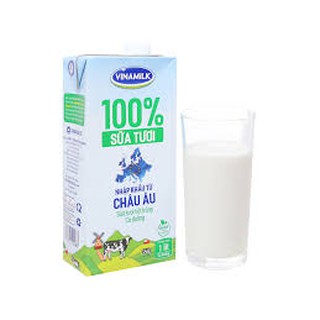 SỮA TƯƠI TIỆT TRÙNG CÓ ĐƯỜNG VINAMILK NHẬP KHẨU HỘP 1L