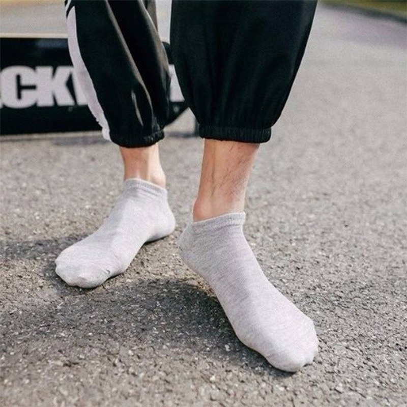 Vớ Cotton Cổ Thấp Thoáng Khí Thời Trang Xuân Hè Cho Nam