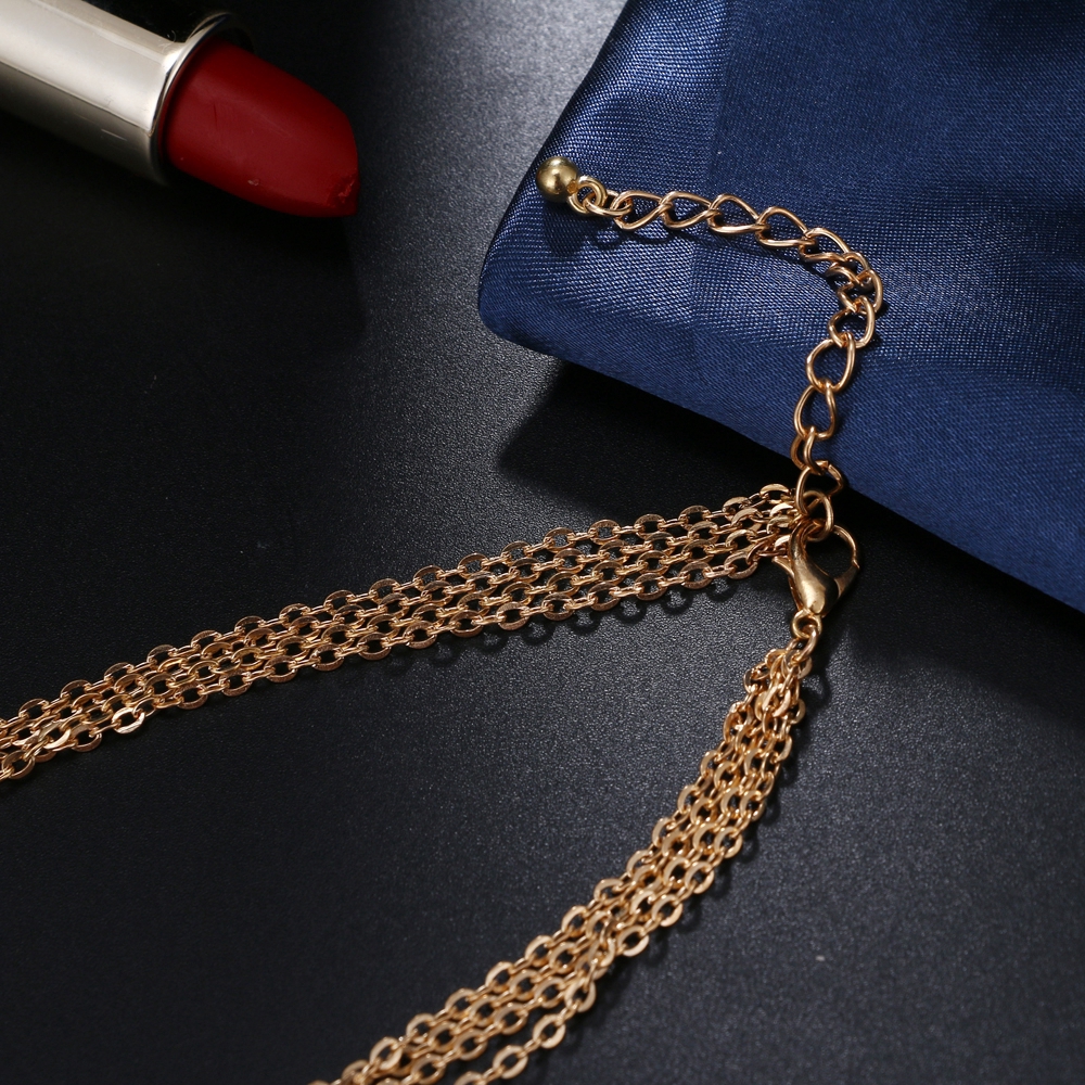 Vòng Cổ Nhiều Lớp Thời Trang Cá Tính Cho Nữ