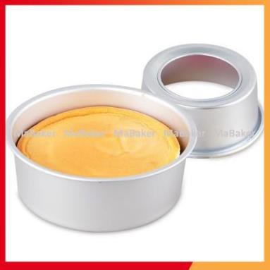 Khuôn tròn làm bánh đế rời/đế liền bằng nhôm đúc siêu cứng cáp, bền bỉ, chống gỉ size 16/18/20/22/24 cm - MaBaker