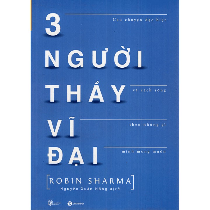 Sách - Ba Người Thầy Vĩ Đại (Tái Bản)