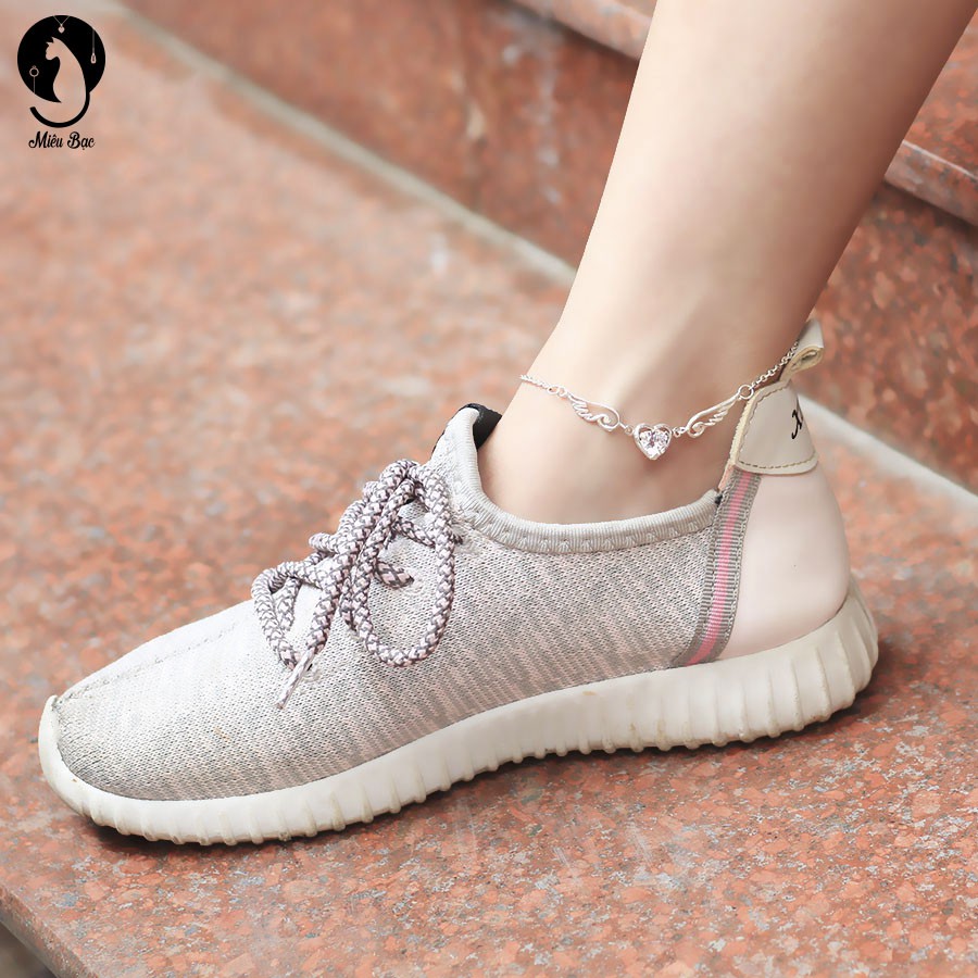 Lắc chân nữ Angel Wings lắc chân bạc s925 - miêu bạc | BigBuy360 - bigbuy360.vn