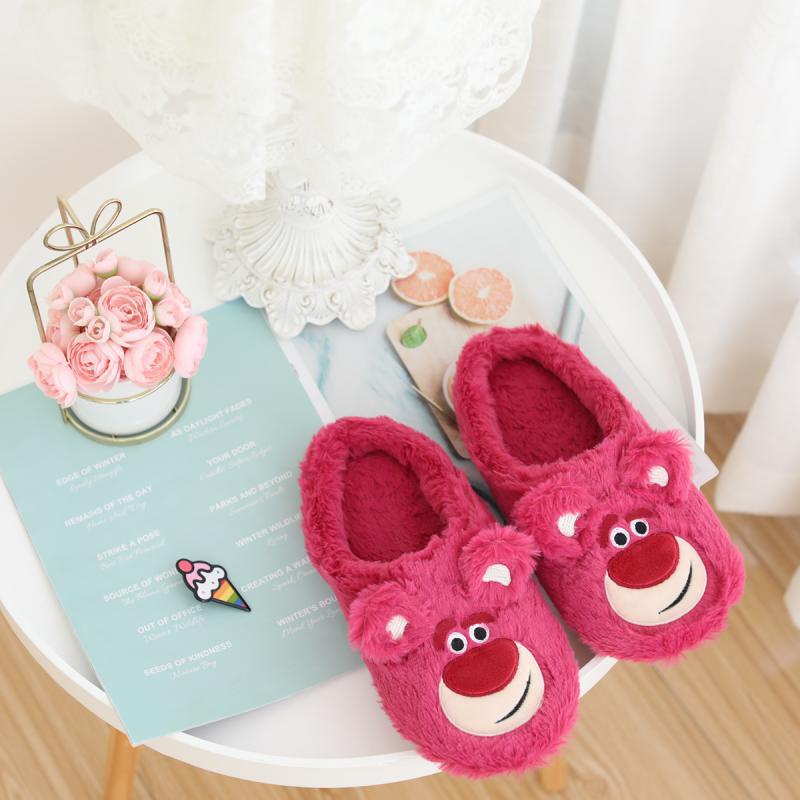 Dép bông đi trong nhà nhiều họa tiết Winnie/ Monster/ Lotso tùy chọn dễ thương