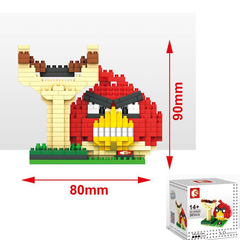 Bộ Đồ Chơi Lắp Ráp Angry Bird Sáng Tạo Cho Bé
