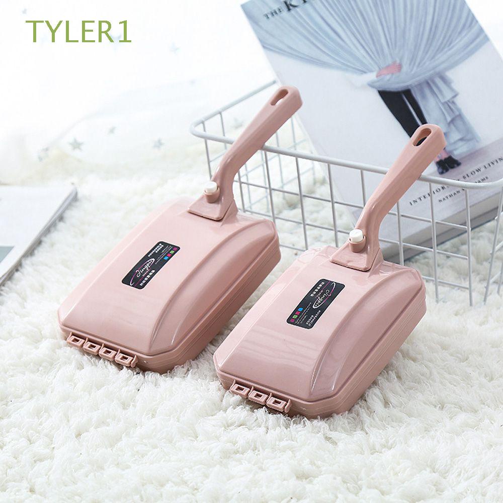 Dụng cụ hút bụi/ lông động vật/ mảnh vụn cầm tay bằng nhựa dạng chổi lăn cho thảm trải bàn/ sofa/ giường ngủ