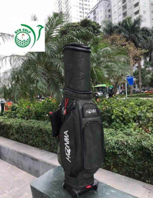 (chính hãng) Túi gậy Golf Honma bánh xe kéo