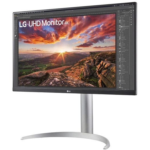 Màn Hình Máy Tính LG UHD 4K 27'' IPS VESA DisplayHDR 400 USB Type-C Chân đế linh hoạt 27UP850-W - Hàng Chính Hãng