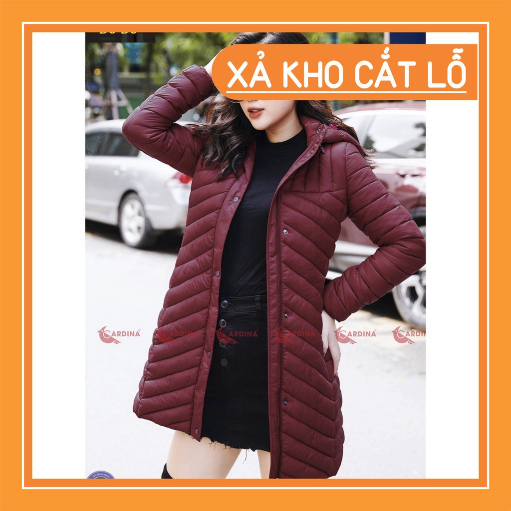 Áo Phao Siêu Nhẹ Dáng Dài Cardina Cao Cấp Chính Hãng