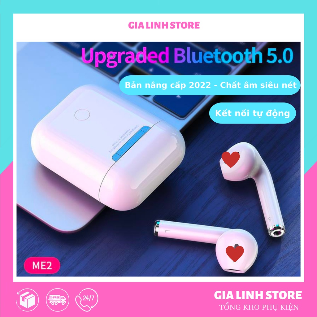 Tai nghe Bluetooth i12 TWS 5.0 tai nghe i12 không dây bản Quốc tế âm thanh chuẩn HIFI dùng cho IOS Android