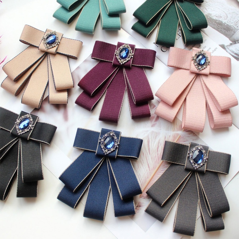 Nơ Cài Cổ Áo Handmade Đính Đá Sang Trọng Cho Đám Cưới
