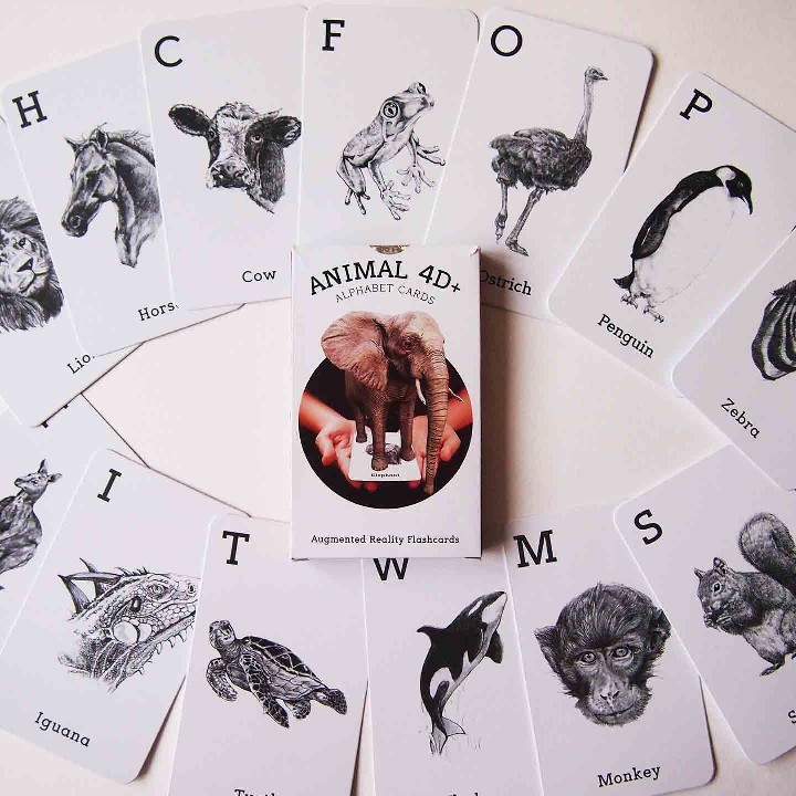Bộ Thẻ Hình Ảnh Animal 4D Hình Con Vật (31 Mẫu Mới) – Đồ Chơi Trẻ Em