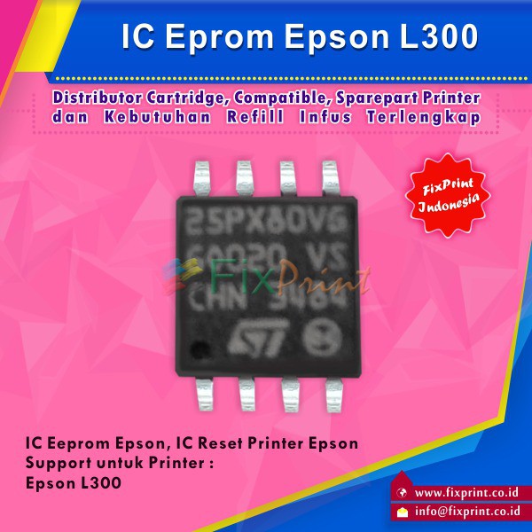 Máy In Epson L300 Eprom Ic Epson L300 Eeprom Reset Ic Epson L300