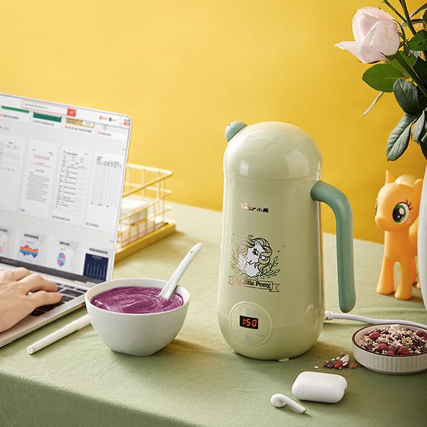 Máy làm sữa đậu nành gia đình tự động nấu không cần lọc mini phá tường đa chức năng loại nhỏ 1-2 người