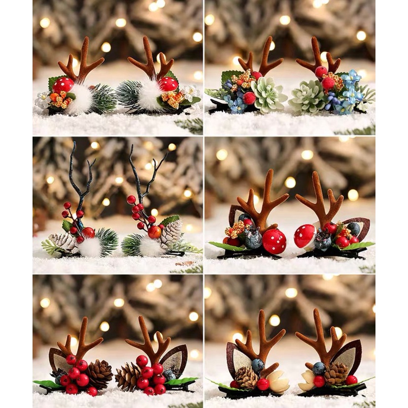 Kẹp tóc nữ giáng sinh