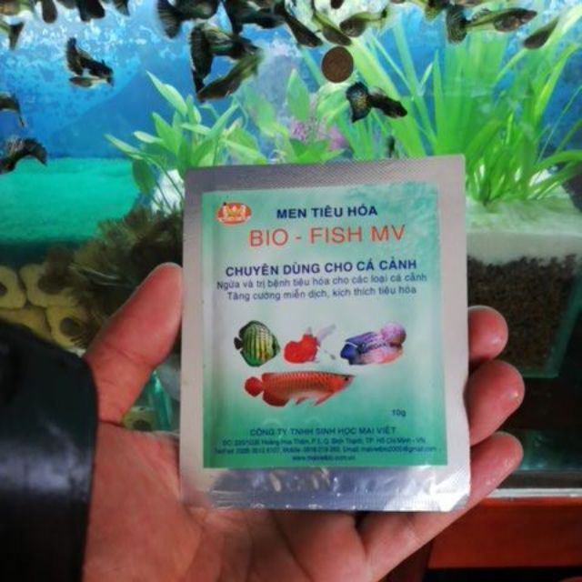 Men tiêu hóa Bio- Fish MV dùng cho cá cảnh