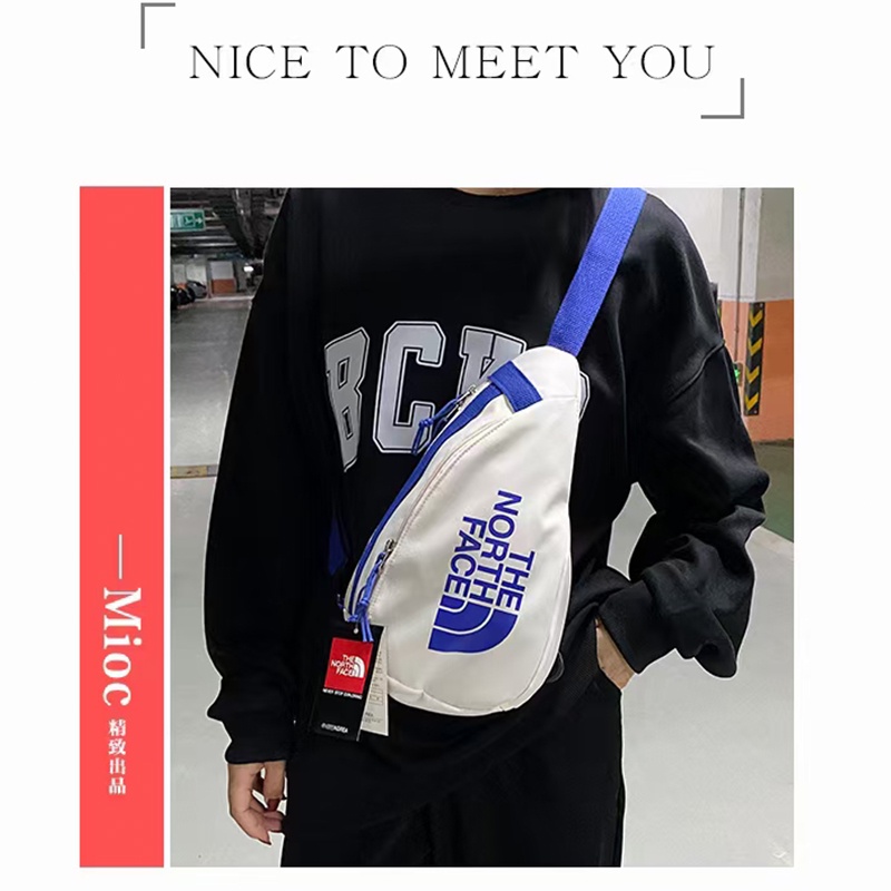 Túi đeo Chéo Nam Nữ The Face North Chất Liệu Vải Chống Thấm Nước Phong Cách Hàn Quốc - Túi Bao Tử Unisex