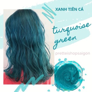 Kem Nhuộm Tóc Màu XANH TIÊN CÁ - Không Tẩy