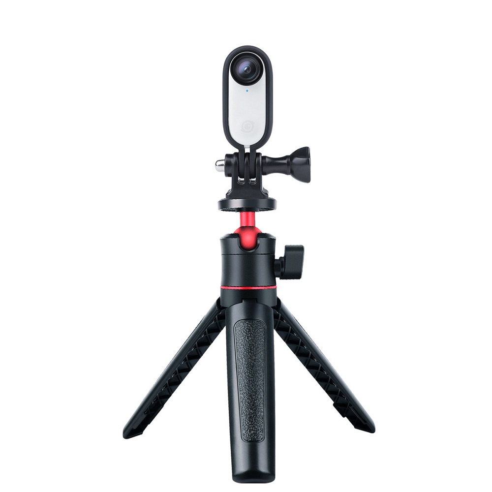 Giá đỡ máy ảnh gắn phụ kiện bằng nhựa Lammcou với bộ chuyển ren 1/4&quot; cho máy ảnh hành động Insta360 Go 2