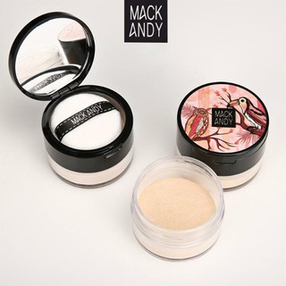 [Hàng mới về] Hộp phấn phủ trang điểm tạo lớp hoàn thiện tự nhiên MACKANDY 3 màu tự chọn