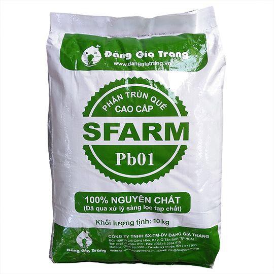 PHÂN TRÙN QUẾ HỮU CƠ SFARM-10KG