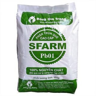 Phân trùn quế hữu cơ sfarm-10kg