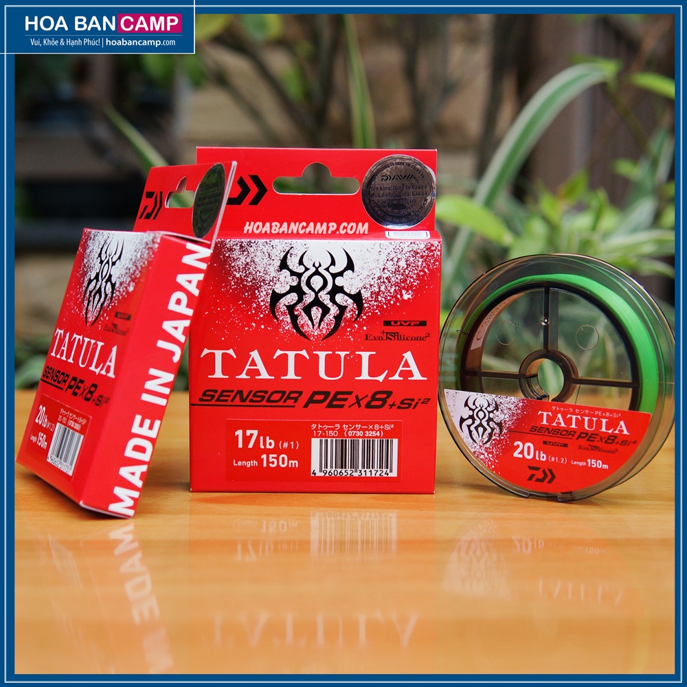 Dây Dù Daiwa Tatula Sensor X8+Sl2 - 150m