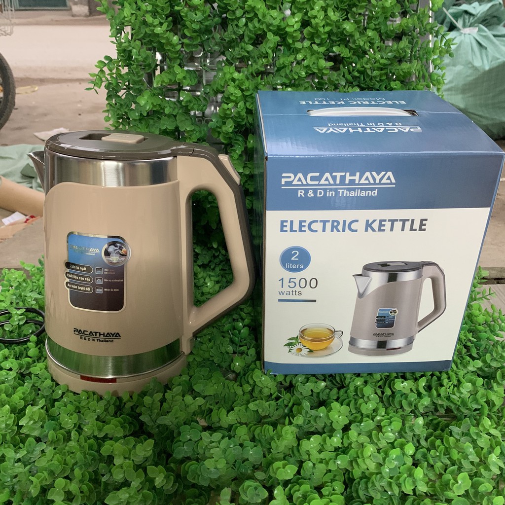 [Mã ELHADEV giảm 4% đơn 300K] ẤM SIÊU TỐC PACATHAYA ELRECTRIC KETTLE 2L