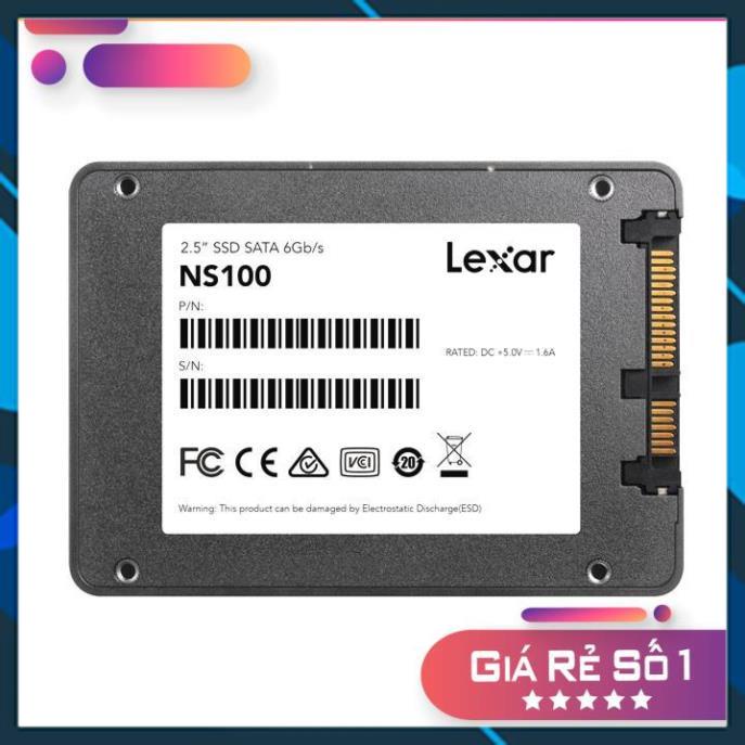 Ổ cứng SSD 2.5 inch SATA Lexar NS100 512GB, 256GB, 128GB - bảo hành 3 năm SD01 SD02 SD03