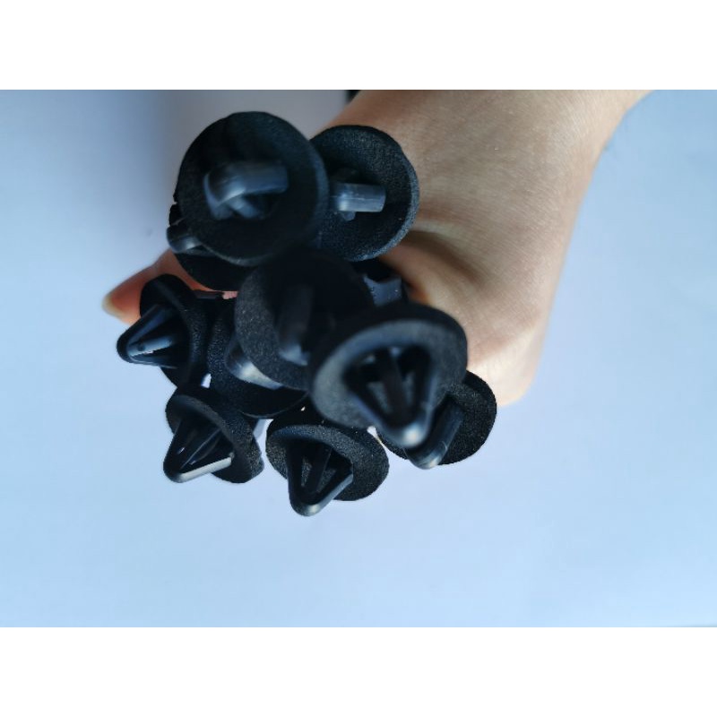 Dây rút ghim nhựa, dây thít chuyên dùng cho ô tô 10 cái . 5mm×170mm lỗ tròn 7mm có đệm chống rung