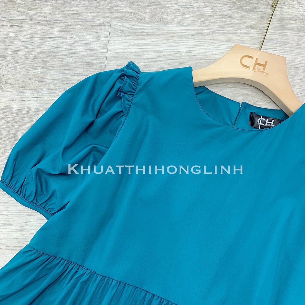 Đầm bầu xinh - váy bầu thời trang chất liệu chéo thái cao cấp, from đẹp, thoáng mát, dễ thương