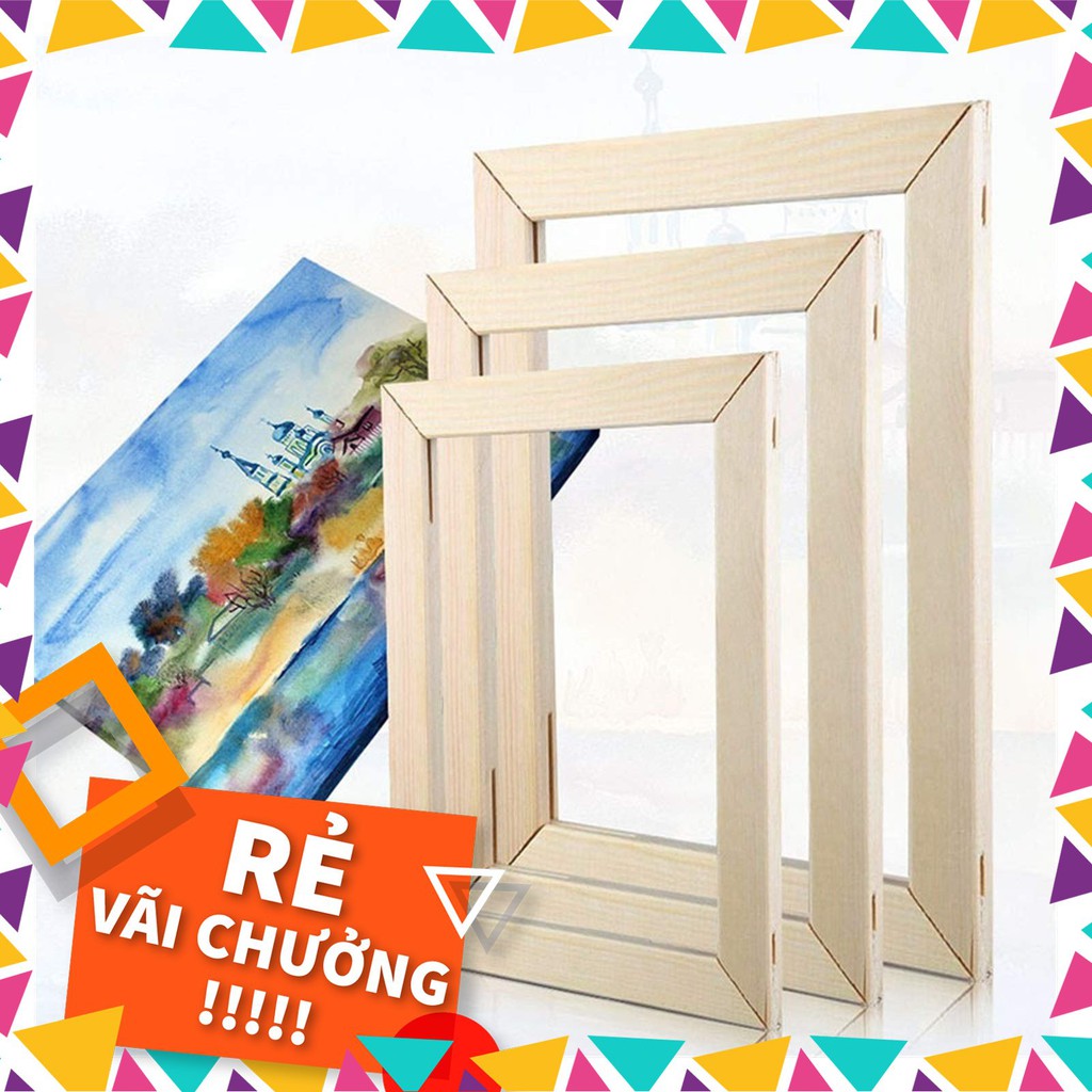 Khung Gỗ Căng Vải Toan , Khung Gỗ Căng Vải Vẽ Tranh , Đủ Kích Thước 20x20~40x60