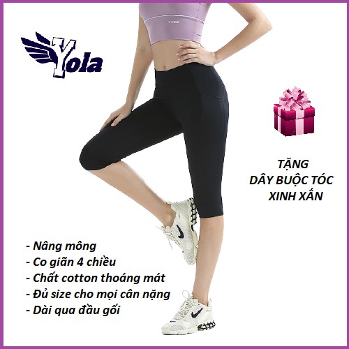 Quần Legging/ tregging Lửng Nâng Mông, Cạp cao, Ôm Dáng, Co Giãn 4 Chiều Thời Trang Mặc Đi Chơi, Đi Tập, Ở Nhà