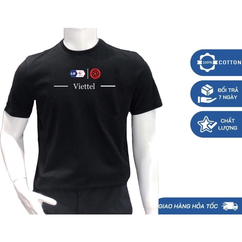 Áo thun cotton thời trang clb bóng đá VIETTEL FC