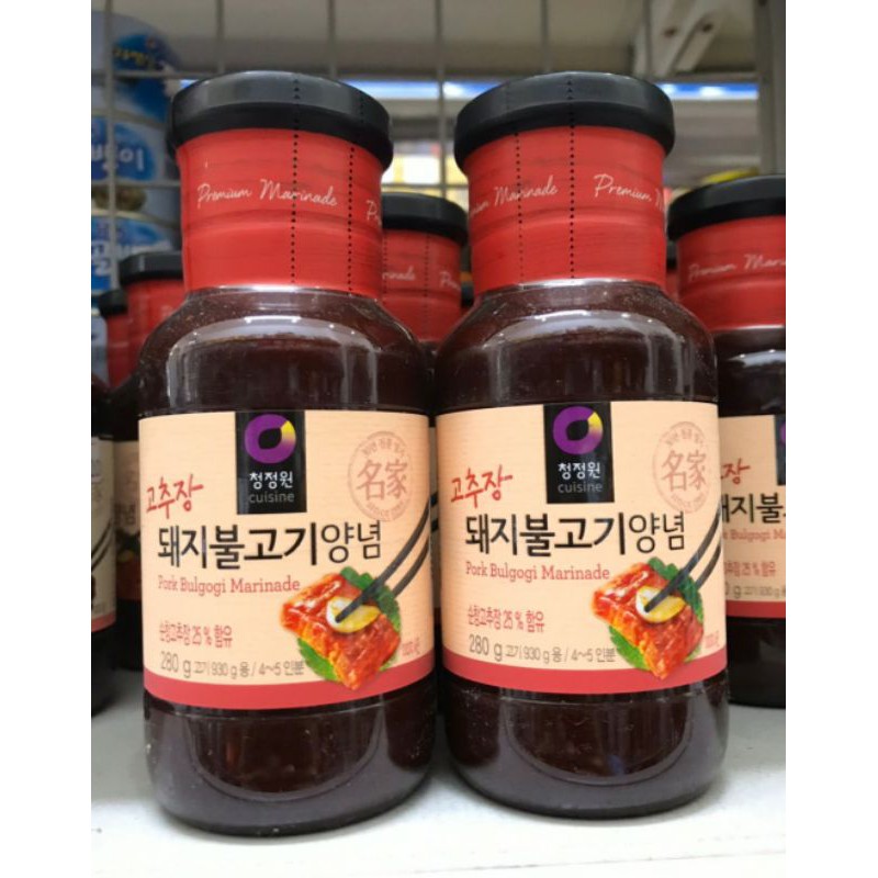 Sốt ướp thịt heo (lợn) Hàn Quốc 290gram/ sốt bbq