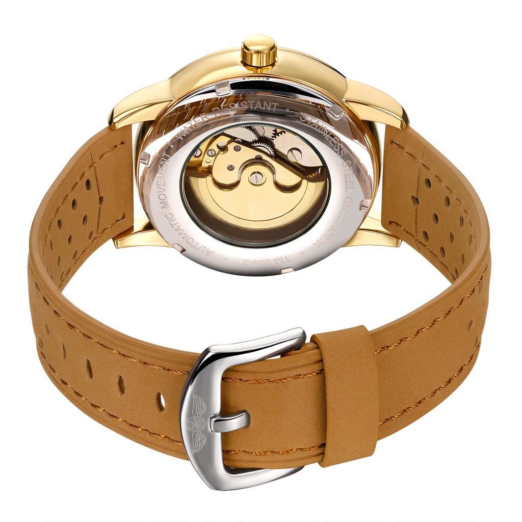 Đồng hồ nam máy cơ Winner TM339G lộ máy