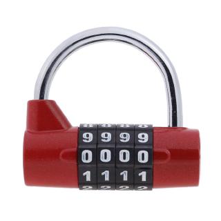 4 Digit Password Safety Lock Wide Shackle Combination Padlock New