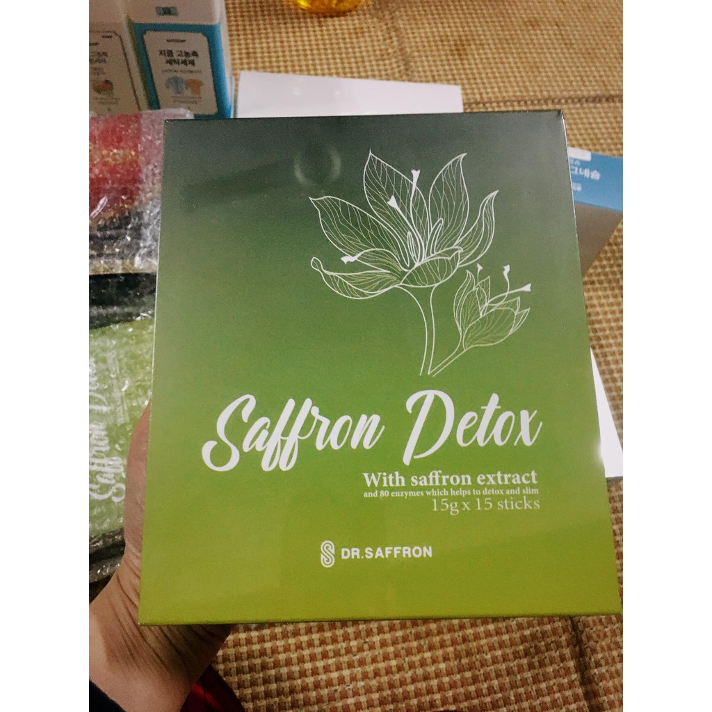 [MÃ GIẢM 15%: MEXICS15] Thạch Giảm Cân Thải Độc Đốt Mỡ Saffron Detox An Toàn Sức Khỏe Từ Trà Saffron 80 Rau Củ Brazil | BigBuy360 - bigbuy360.vn