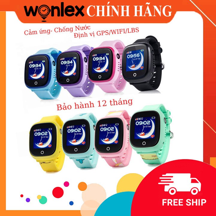 BH 12 THÁNG Đồng hồ định vị GPS trẻ em chống nước Wonlex GW400X xanh có camera và bàn phím số