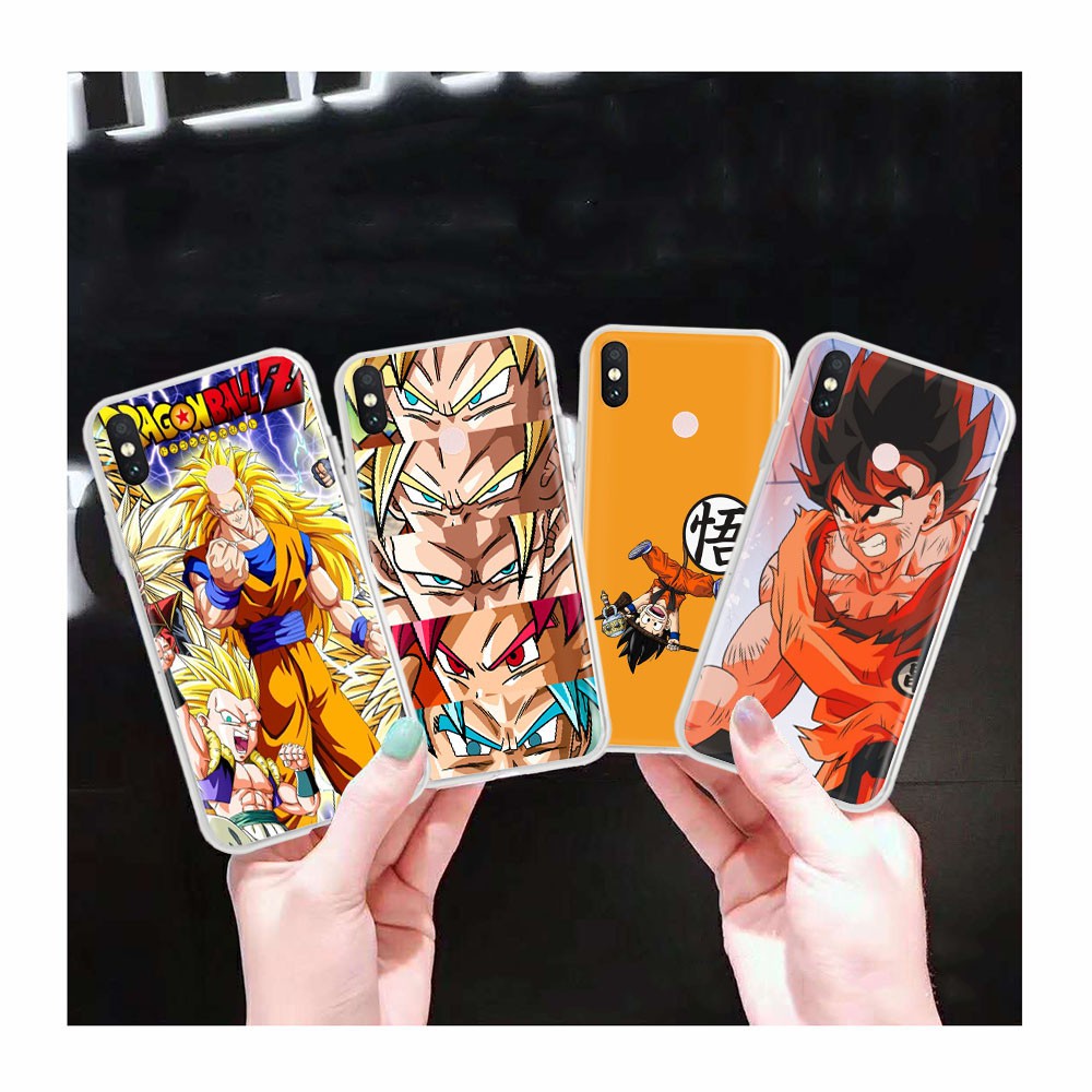 Ốp Điện Thoại Trong Suốt Họa Tiết Dragon Ball At37 Cho Asus Zenfone Shot 4 Selfie Max Pro M1 M2 Plus