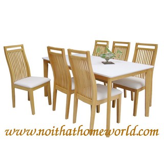 Bộ bàn ăn 6 ghế Chonoithat HW331-WN-6C