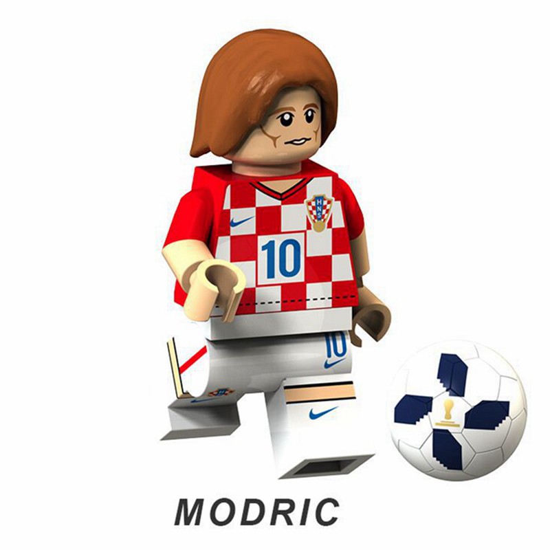 Bộ đồ chơi xếp hình cầu thủ Messi Beckham