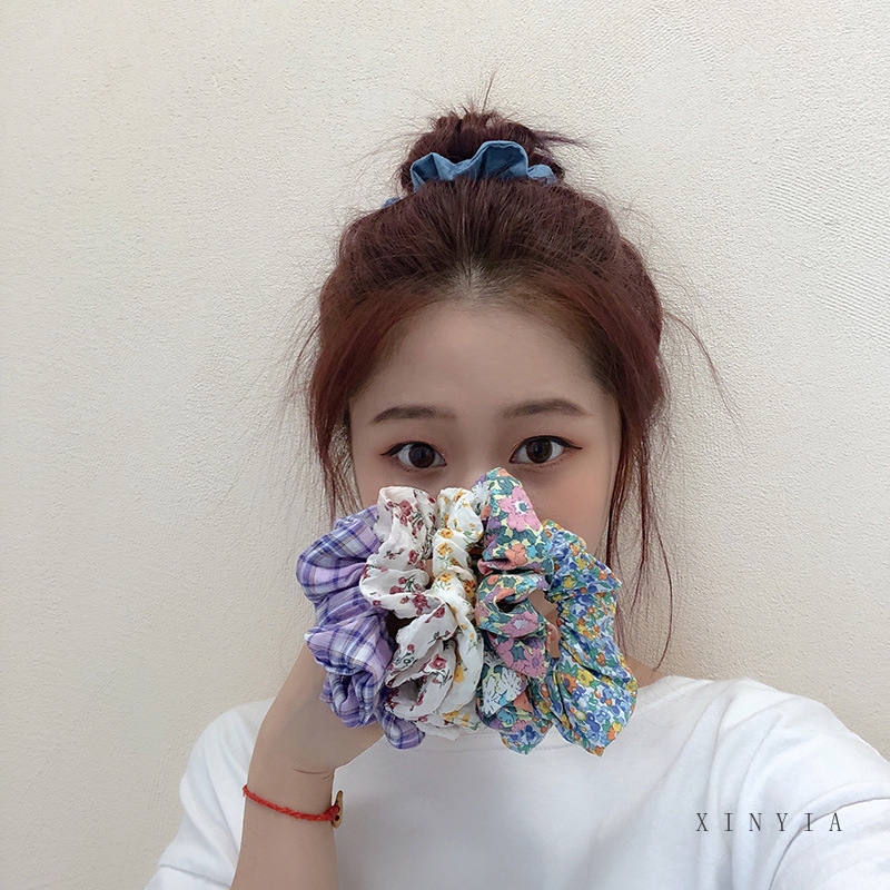 [Mã FASHIONCB232 hoàn tối đa 15K xu đơn 50K] Dây Buộc Tóc Nữ Co Giãn Hình Tròn Đáng Yêu | BigBuy360 - bigbuy360.vn