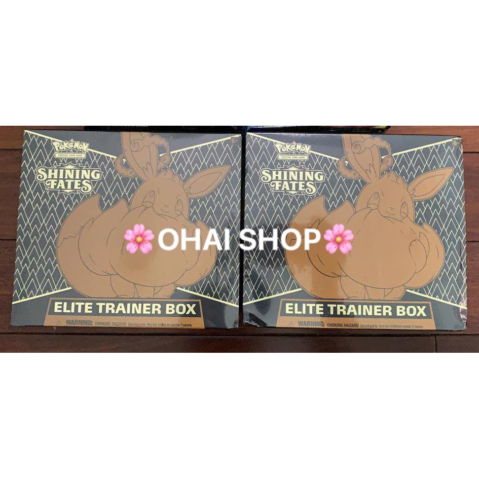 Hộp Bài Pokemon Pokémon TCG: Shining Fates Elite Trainer Box Chính Hãng