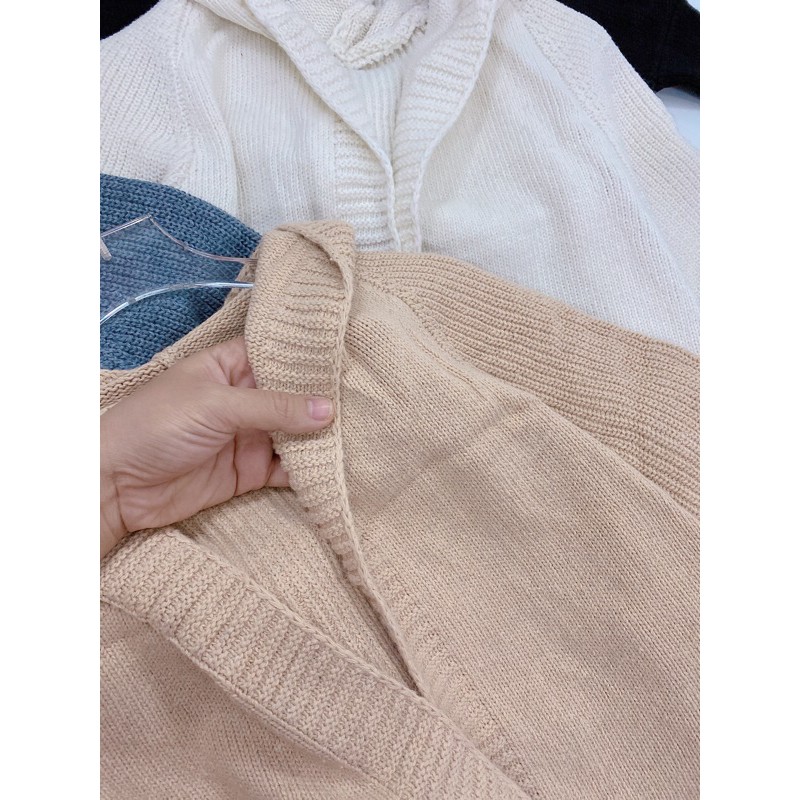 ÁO KHOÁC LEN CÁNH DƠI QUẢNG CHÂU LEN SỢI NỮ CD111 | BigBuy360 - bigbuy360.vn