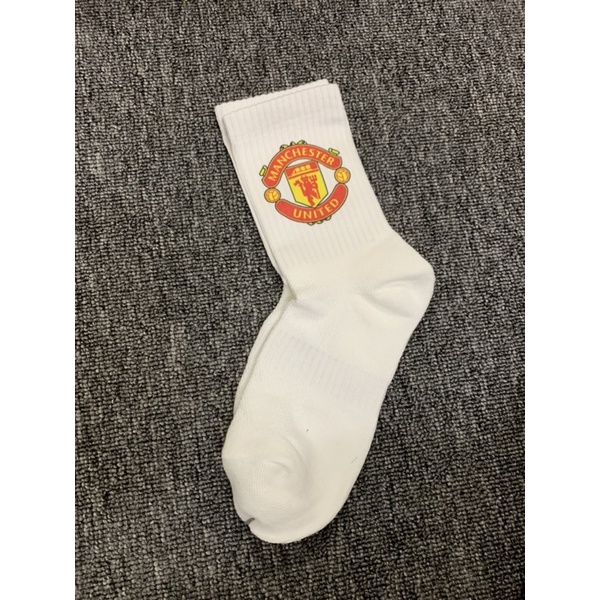 ⚡️FREESHIP ⚡️Tất bóng đá Manchester United cao cấp - Tất clb ManUtd - Tất thể thao nam trắng - Hải Sports in thiết kế